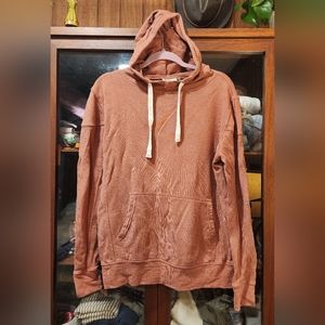 Jungmaven Maui Cotton-hemp hoodie  Size xs. Brown color.